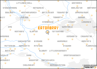 map of Eaton Bray