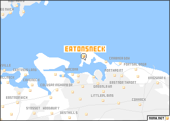 map of Eatons Neck