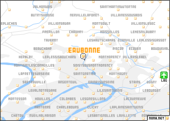 map of Eaubonne