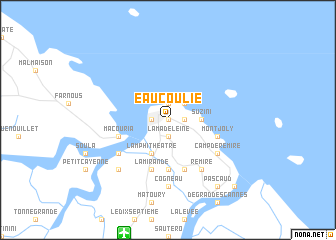 map of Eau Coulie