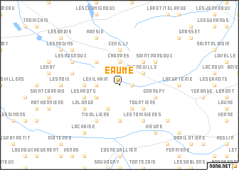 map of Eaume