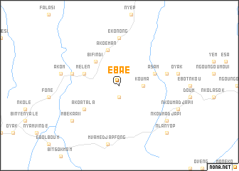 map of Ebaé