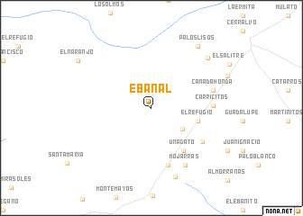 map of Ebanal