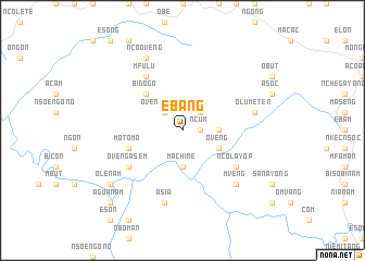 map of Ebang