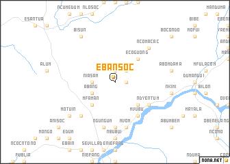 map of Ebansoc