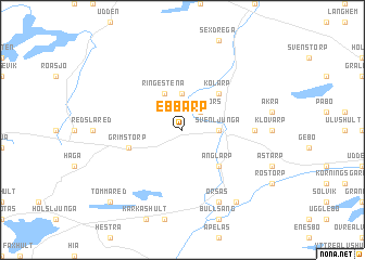 map of Ebbarp