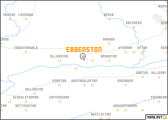 map of Ebberston