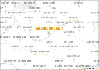 map of Ebbinghausen