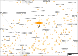map of Ebbvale
