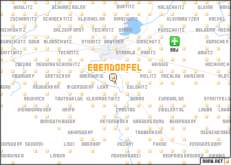 map of Ebendörfel