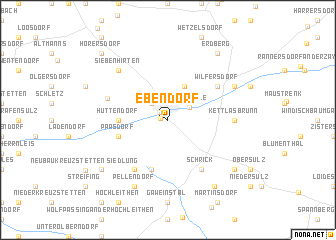 map of Ebendorf