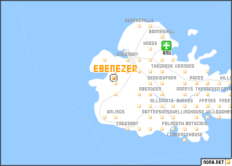 map of Ebenezer