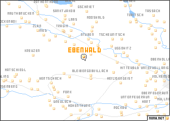 map of Ebenwald