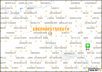 map of Eberhardtsreuth