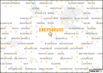 map of Ebersbrunn