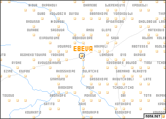map of Ebéva