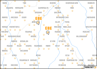 map of Ebe
