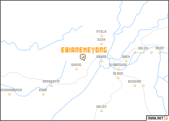 map of Ebianemeyong