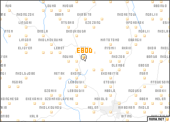 map of Ebod