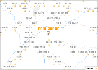 map of Ebolakoun