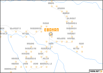 map of Éboman