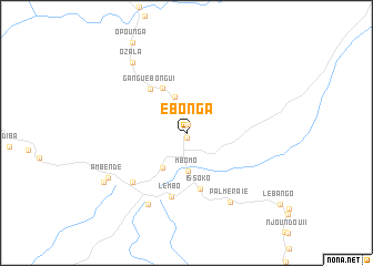 map of Ebonga