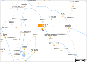 map of Ebota