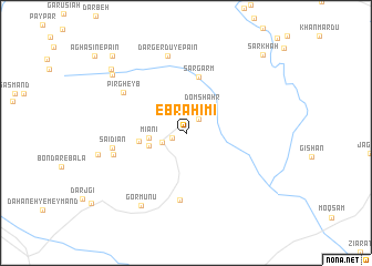 map of Ebrāhīmī