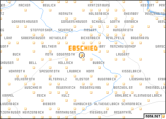 map of Ebschied