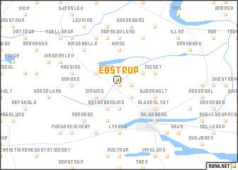 map of Ebstrup