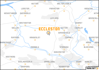 map of Eccleston