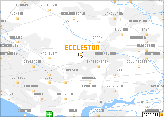 map of Eccleston