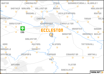 map of Eccleston