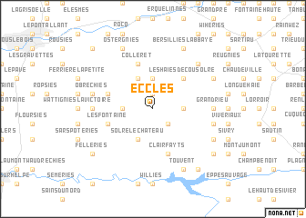 map of Eccles