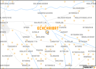 map of Ech Chaïbat