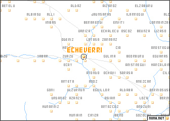 map of Echeverri