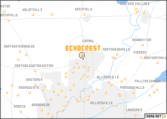 map of Echo Crest