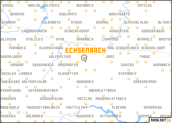 map of Echsenbach