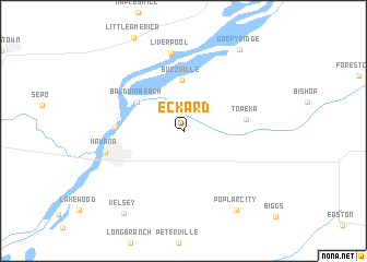 map of Eckard