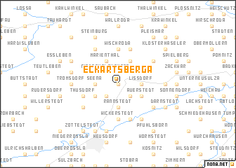 map of Eckartsberga