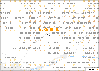 map of Eckenhaid