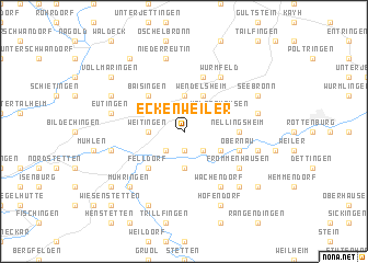 map of Eckenweiler