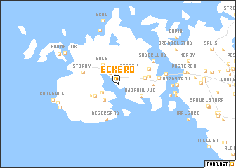 map of Eckerö