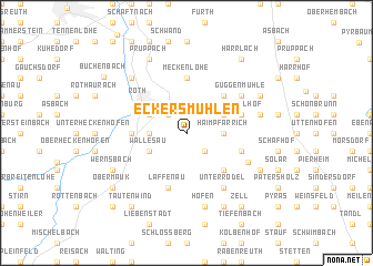 map of Eckersmühlen
