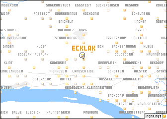 map of Ecklak