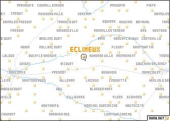 map of Éclimeux