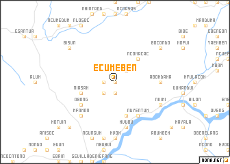 map of Ecumebeñ