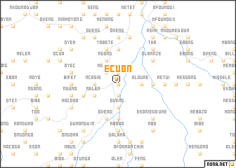 map of Ecuon