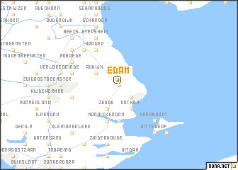 map of Edam