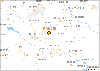 map of Ed Daḥī